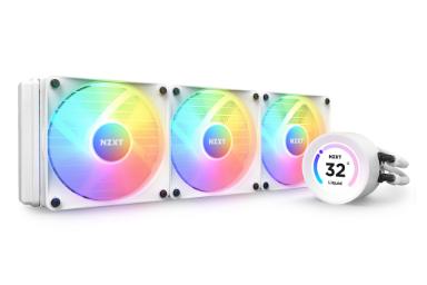 عکس ان زی ایکس تی Kraken Elite 360 RGB White