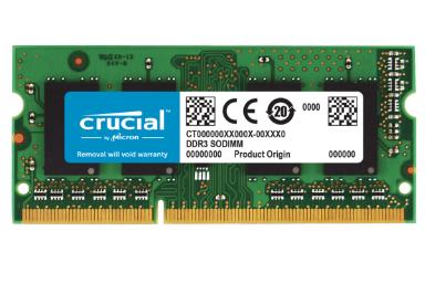 عکس کروشیال CT102464BF160B ظرفیت 8 گیگابایت از نوع DDR3L-1600