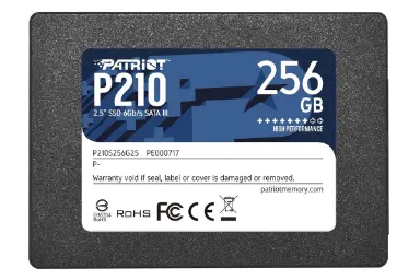 عکس پاتریوت P210 SATA 2.5 Inch ظرفیت 256 گیگابایت