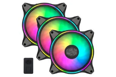 مقایسه کولر مستر MasterFan MF120 Halo بسته 3 عددی {request()->input('language_config')['common']['with']} گرین GF120-RGB