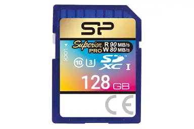 عکس اصلی سیلیکون پاور microSDXC با ظرفیت 128 گیگابایت مدل Superior Pro کلاس 10