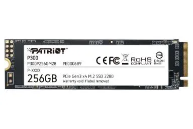 پاتریوت P300 NVMe M.2 ظرفیت 256 گیگابایت
