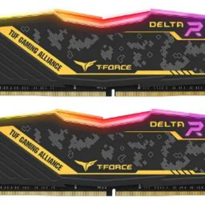 تیم گروپ T-FORCE DELTA TUF Gaming Alliance RGB ظرفیت 32 گیگابایت (2x16) از نوع DDR4-3200