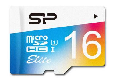 عکس سیلیکون پاور microSDHC با ظرفیت 16 گیگابایت مدل Color Elite کلاس 10