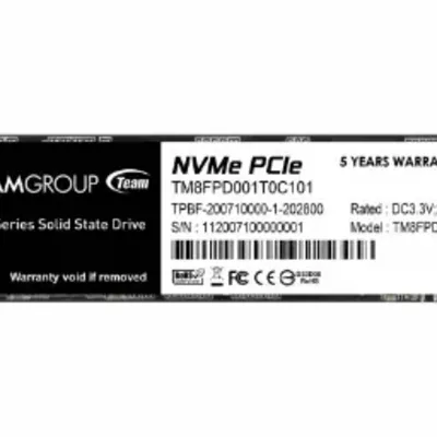 تیم گروپ MP33 PRO NVMe M.2 ظرفیت 1 ترابایت