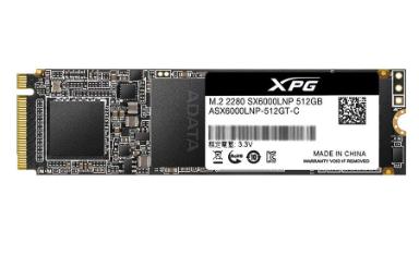 عکس ای دیتا XPG SX6000 Lite NVMe M.2 ظرفیت 512 گیگابایت