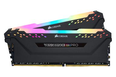 عکس کورسیر VENGEANCE RGB PRO ظرفیت 32 گیگابایت (2x16) از نوع DDR4-3200 CL18