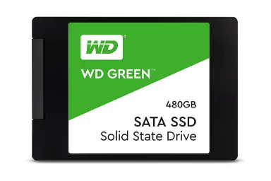 عکس اصلی وسترن دیجیتال Green WDS480G1G0A SATA 2.5 Inch ظرفیت 480 گیگابایت