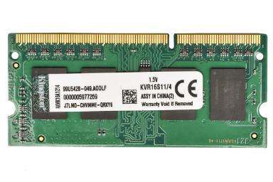 عکس کینگستون ValueRAM KVR16S11/4 ظرفیت 4 گیگابایت از نوع DDR3-1600