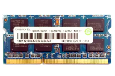 مقایسه هایپر ایکس Fury ظرفیت 4 گیگابایت از نوع DDR3-1600 با راماکسل RMT3020EC58E9F-1333 ظرفیت 4 گیگابایت از نوع DDR3-1333