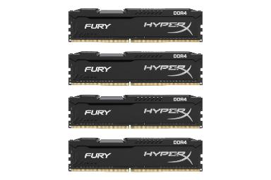 عکس هایپر ایکس Fury ظرفیت 16 گیگابایت (4x4) از نوع DDR4-2666