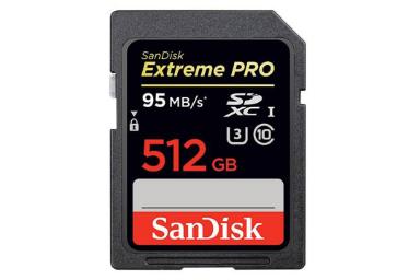 عکس سن دیسک SDXC با ظرفیت 512 گیگابایت مدل Extreme Pro کلاس 10