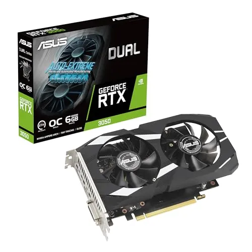 مقایسه AMD رادئون RX 6900 XT {request()->input('language_config')['common']['with']} ASUS Dual RTX 3050 6GB OC Gaming GPU