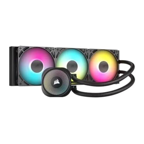 مقایسه CORSAIR Nautilus 360 RS Liquid CPU Cooler Black {request()->input('language_config')['common']['with']} ترمالتیک UX100 ARGB