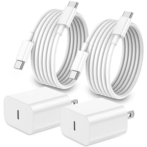 عکس Icseio 20W USB-C Charger 2-Pack White