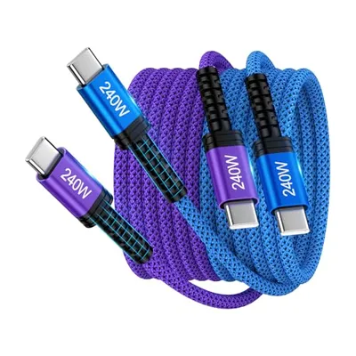 iHoto 240W USB-C to USB-C Cable 6FT 2-Pack