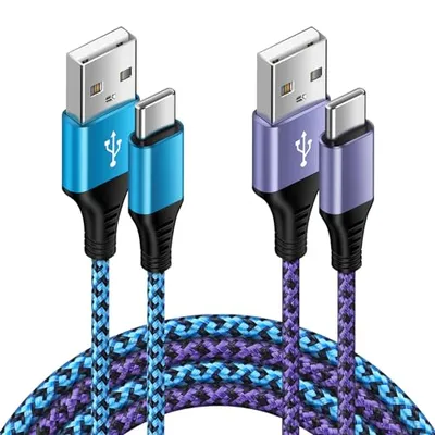 HopePow USB-C 6ft Cable 2-Pack