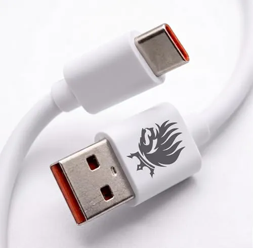 مقایسه باسئوس Type-A به Type-C مدل C-Shaped با طول 1 متر {request()->input('language_config')['common']['with']} P37 120W Turbo Charge USB-C Cable 1m
