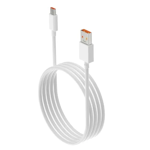 مقایسه باسئوس Type-A به Type-C مدل C-Shaped با طول 1 متر {request()->input('language_config')['common']['with']} SGQGS 120W USB-C Fast Charging Cable 6.6ft Black
