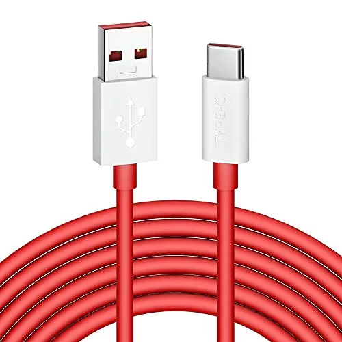 مقایسه باسئوس Type-A به Type-C مدل C-Shaped با طول 1 متر {request()->input('language_config')['common']['with']} Jelanry 65W USB-C Warp Charge Cable 6FT Red