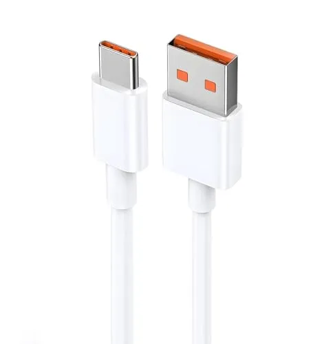 مقایسه باسئوس Type-A به Type-C مدل C-Shaped با طول 1 متر {request()->input('language_config')['common']['with']} Vtyzcm 120W USB-C Fast Charge Cable