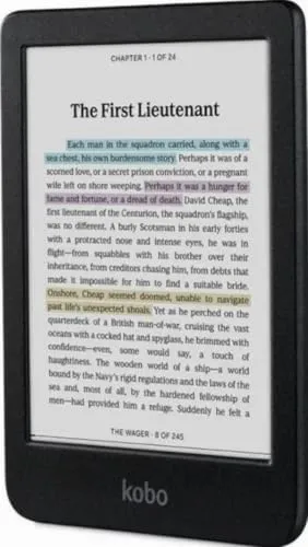 مقایسه فیدیبوک F2 {request()->input('language_config')['common']['with']} Kobo Clara Colour eReader Black