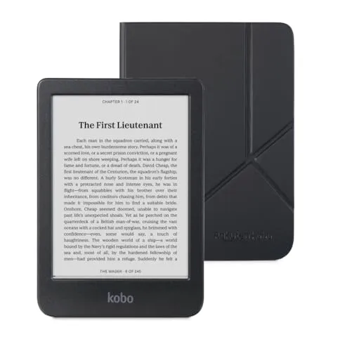 مقایسه فیدیبوک F2 {request()->input('language_config')['common']['with']} Kobo Clara BW eReader SleepCover Bundle