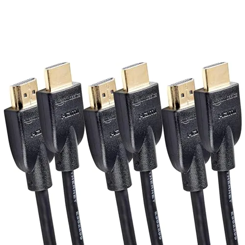 Amazon Basics 4K HDMI Cable 3-Pack 3ft