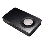 کارت صدای HD USB 7.1 کانال کامپکت ایسوس با آمپلی‌فایر هدفون