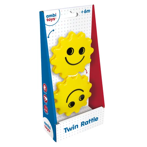 عکس جغجغه نوزاد دوقلو Ambi Toys