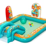 مرکز بازی آبی بادی و استخر Bestway Retro Groove برای کودکان 1.93m x 1.52m x 74cm