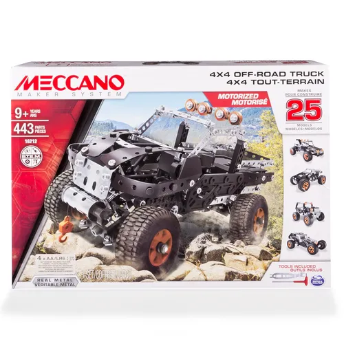 عکس مجموعه ساخت کامیون 4x4 مکعبی Meccano 25 مدل در 1