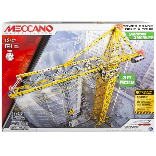 عکس کیت ساخت جرثقیل برجی 3 فوتی Meccano Erector