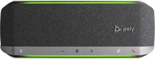 عکس اسپیکرفون HP Poly Sync 40+ مایکروسافت تیمز USB-A/C با آداپتور BT700