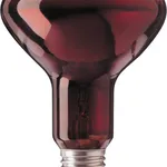 لامپ مادون قرمز فیلیپس R95 IR 100 وات E27 230 ولت قرمز