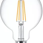 لامپ فیلامنتی LED شفاف فیلیپس G93 E27 (معادل 60 وات)
