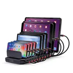 استند شارژ USB 10 پورت 96 وات لیندی