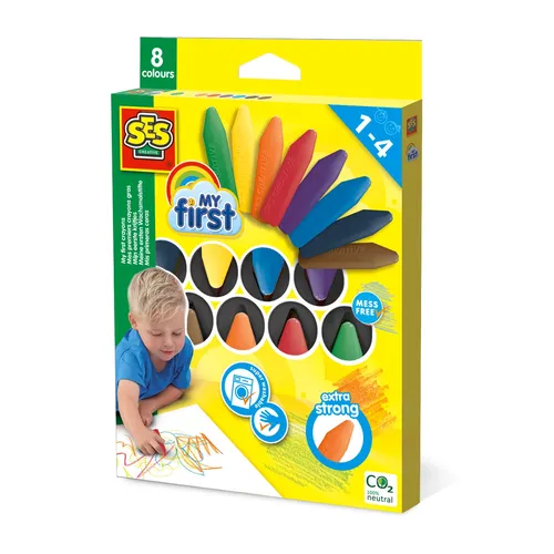 عکس مداد شمعی اولین نقاشی من SES Creative