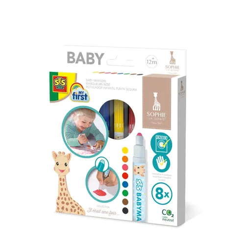 ماژیک کودک SES Creative My First طرح زرافه سوفی
