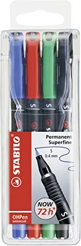 عکس ماژیک پرمننت استابیلو OHPen، قرمز، 1 عددی