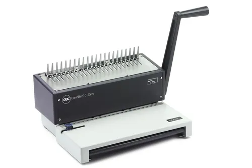 مقایسه دستگاه صحافی سیمی GBC WireBind W18 {request()->input('language_config')['common']['with']} دستگاه صحافی فنر پلاستیکی GBC CombBind C150Pro