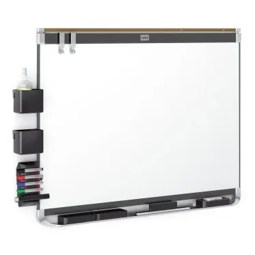 مقایسه تخته وایت برد مغناطیسی نوبو پرستیژ با قاب مشکی 1200x900 میلیمتر با تخته وایت برد مغناطیسی نوبو پرستیژ با قاب مشکی 900x600 میلیمتر