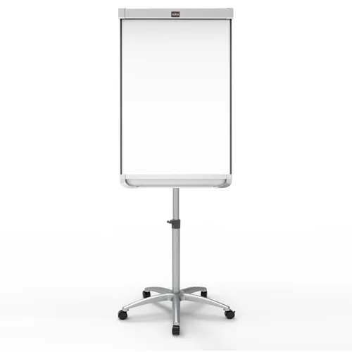 مقایسه پایه فلیپ چارت مغناطیسی فولادی Nobo Classic با میله پایه و بازوهای قابل افزایش با پایه فلیپ چارت مغناطیسی متحرک لعابی Nobo Prestige با کانکس