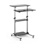 میز ایستاده Techly مدل ICA-TB-TPM-3 رنگ مشکی