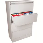 کابینت بایگانی جانبی اسلت مخصوص پرونده‌های آویز A4، 4 کشو