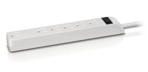 عکس چندراهی برق فیلیپس مدل Philips SPS1060R/17 با ۶ پریز و کابل ۱.۵ متری