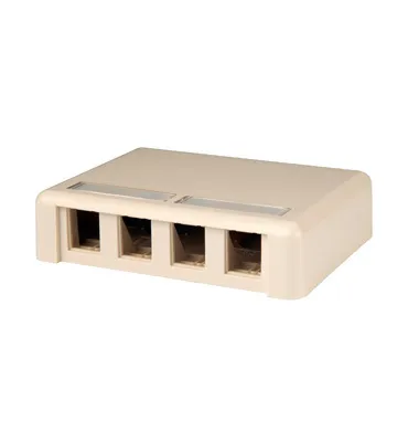 عکس جعبه پریز برق لگراند Legrand 404HDJ4 RJ-45 سفید