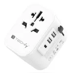 آداپتور برق مسافرتی جهانی Techly I-TRAVEL-11TYWH سفید