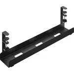 ریل مدیریت کابل زیر میزی این‌لاین با گیره پیچی مشکی