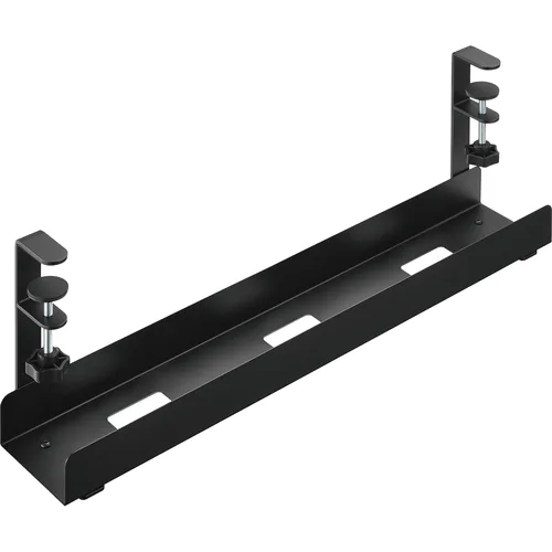 عکس ریل مدیریت کابل زیر میزی این‌لاین با گیره پیچی مشکی